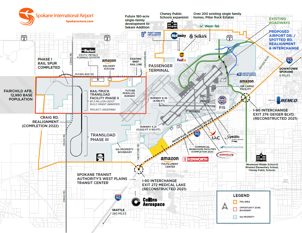 Spokane Intl Airport > transload