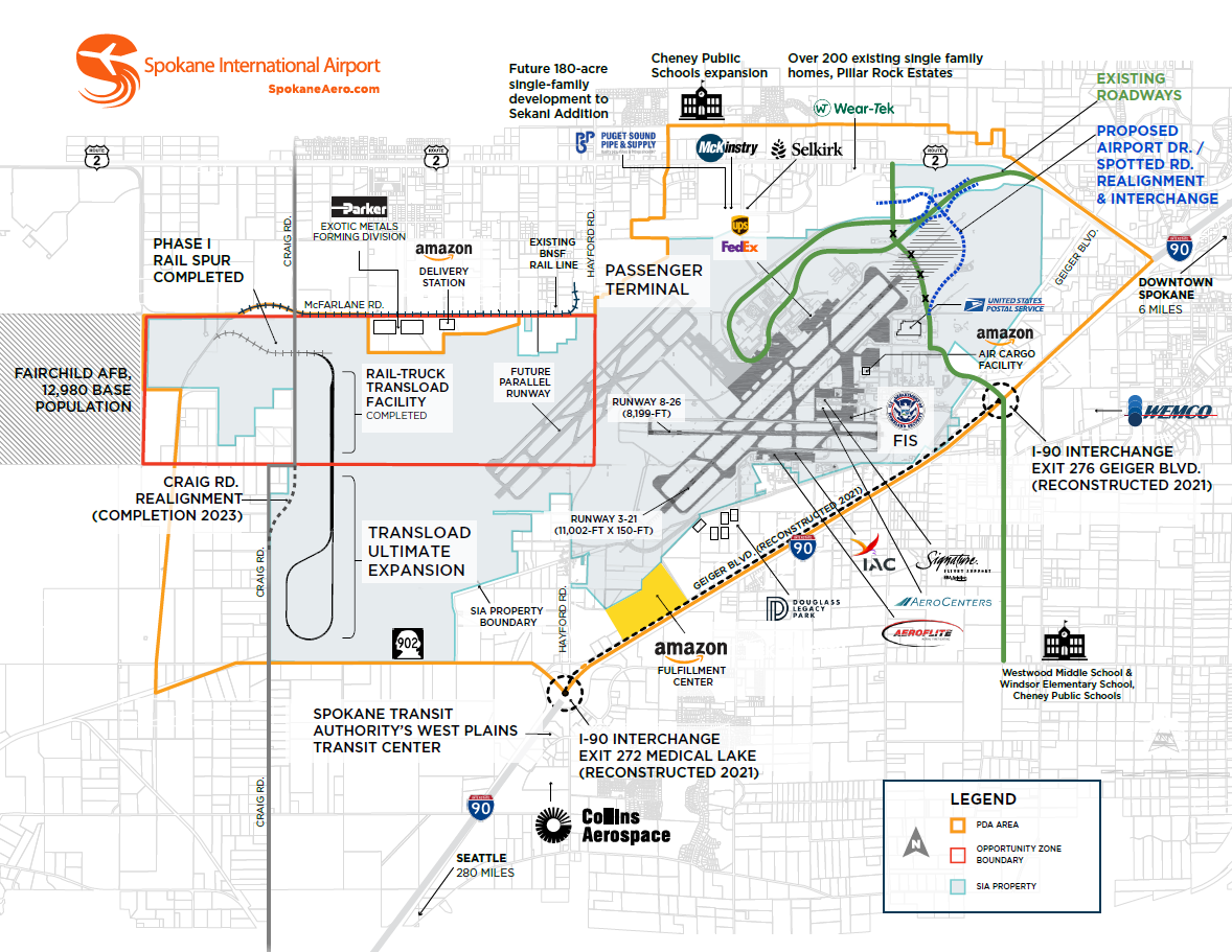 Spokane Intl Airport > transload